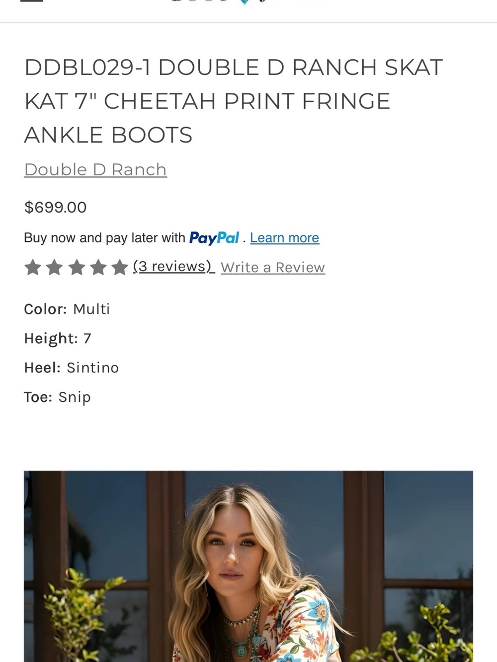 Double D Ranch Leopard Print Skat Kat - Picture 10 of 10